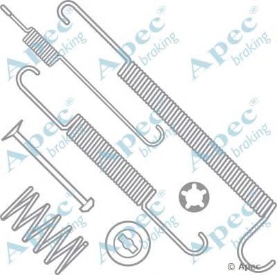 APEC BRAKING kit737 -  Комплектующие, тормозная колодка